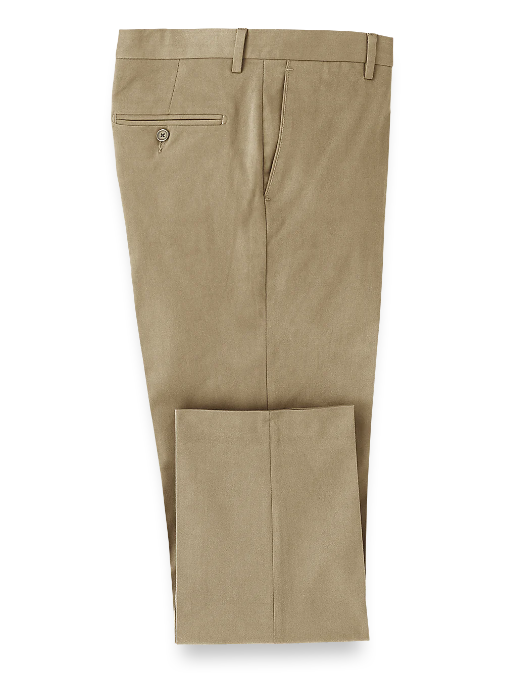 Cotton Stretch Twill Pants - Dark Khaki