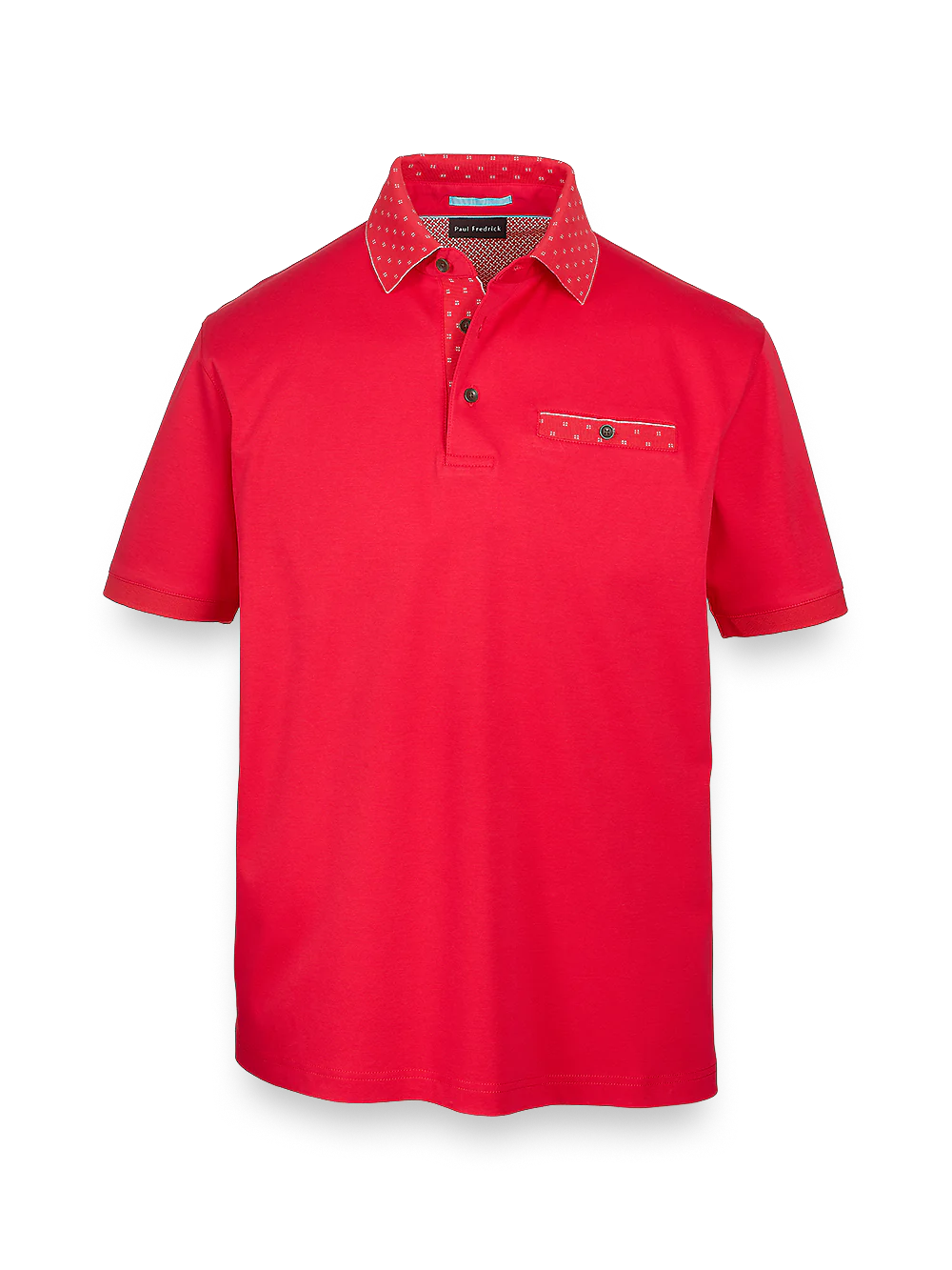 Mercerized Cotton Polo - Salmon