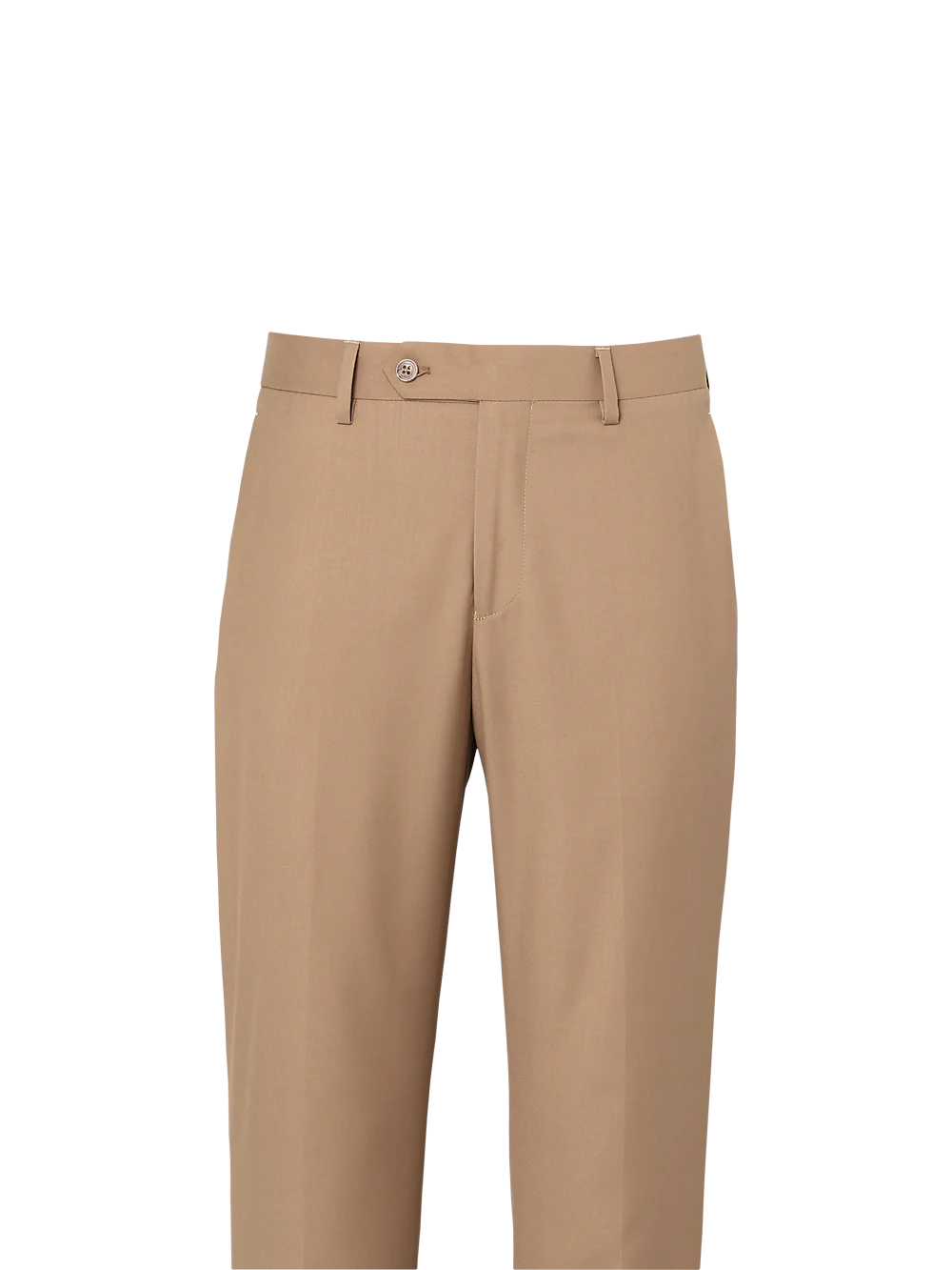 Travel Flat Front Pants - Camel