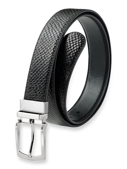 Sergio Reversible Belt - Black