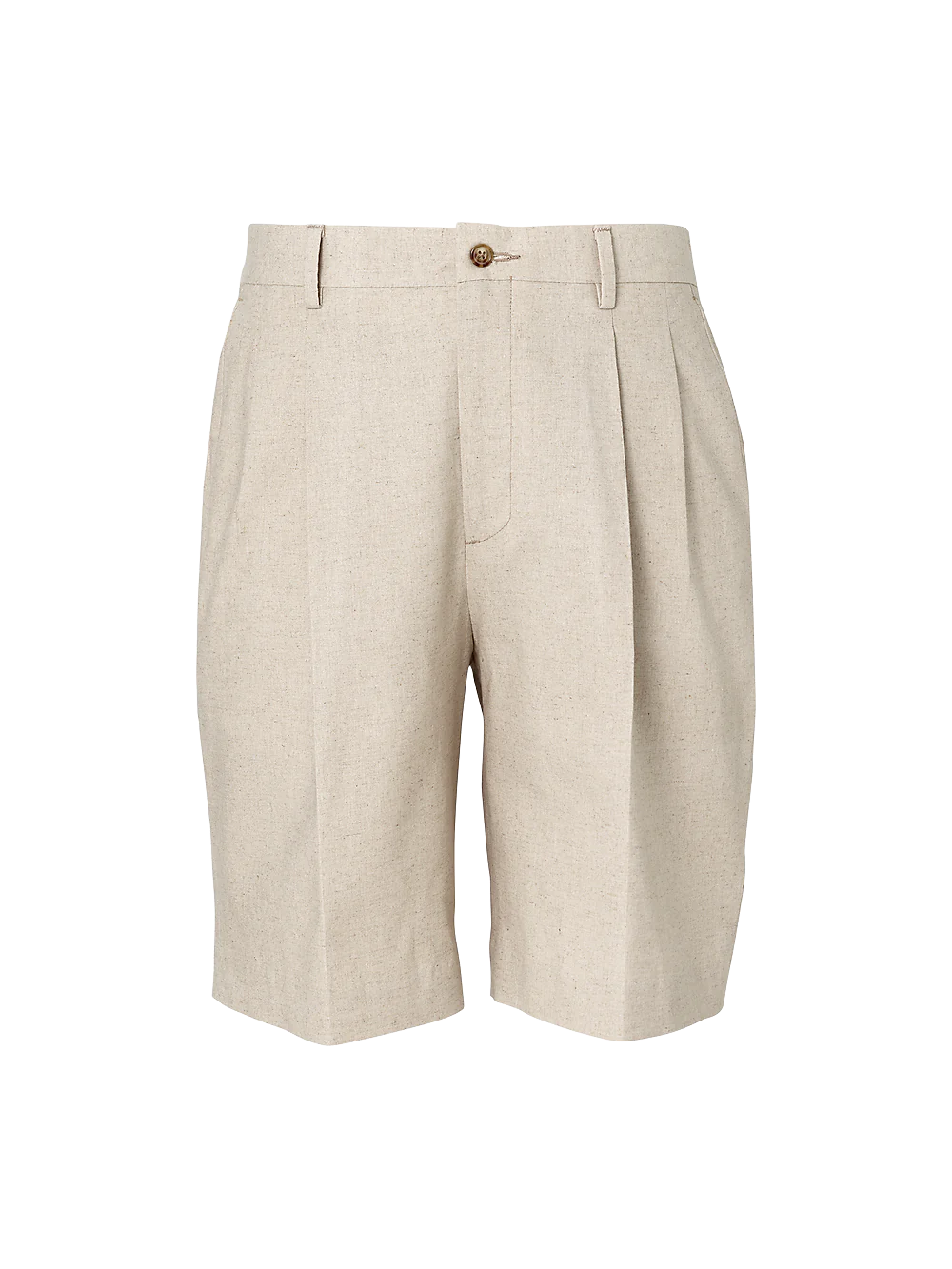 Linen / Cotton Shorts - Natural