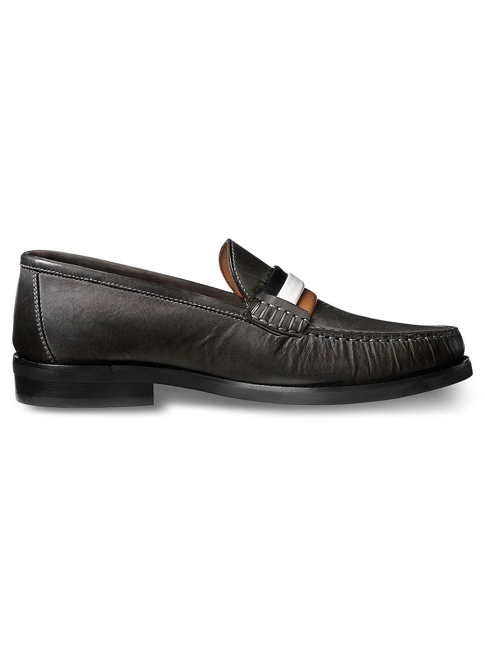 Aiden Penny Loafer - Black