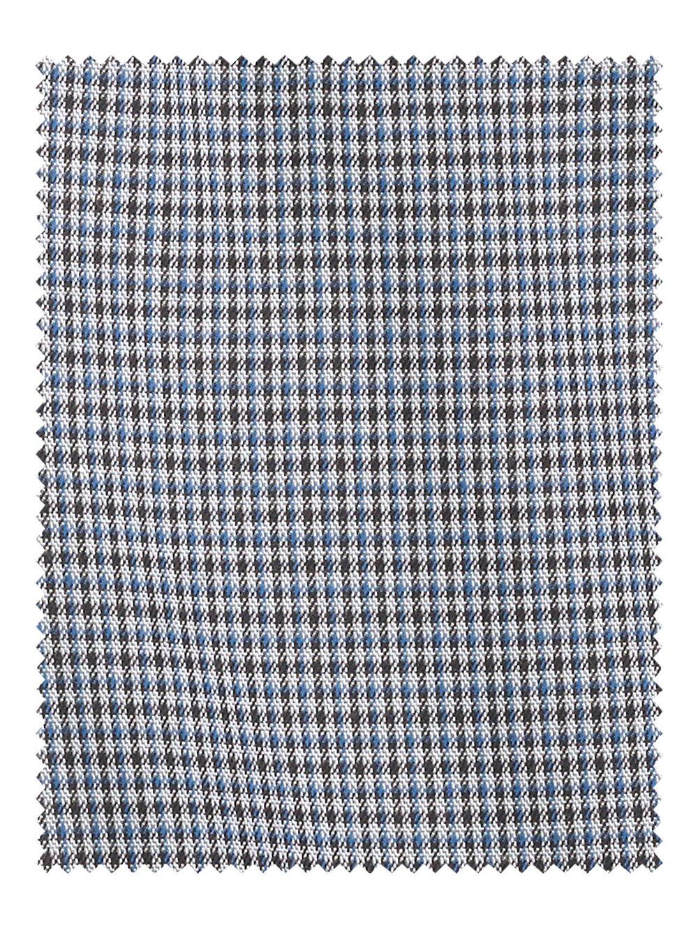 Microfiber Check Pleated Pants - Blue