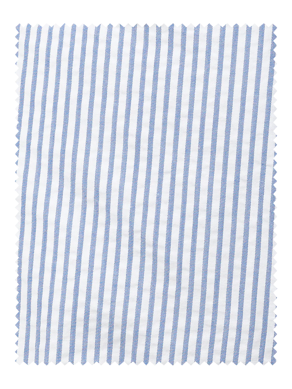 Cotton Seersucker Shorts - Blue Stripe