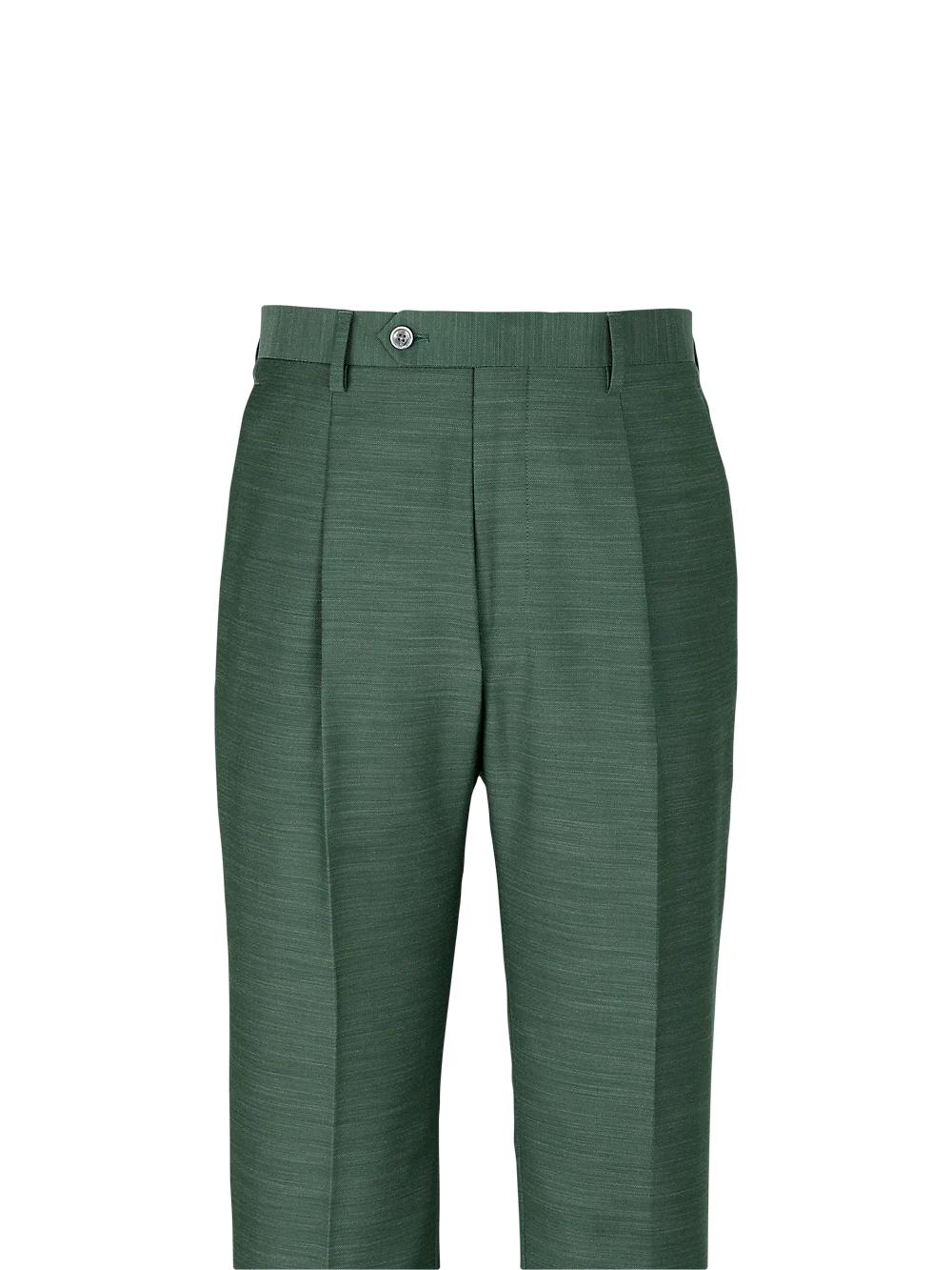 Performance Blend Single Pleat Suit Pants - Green