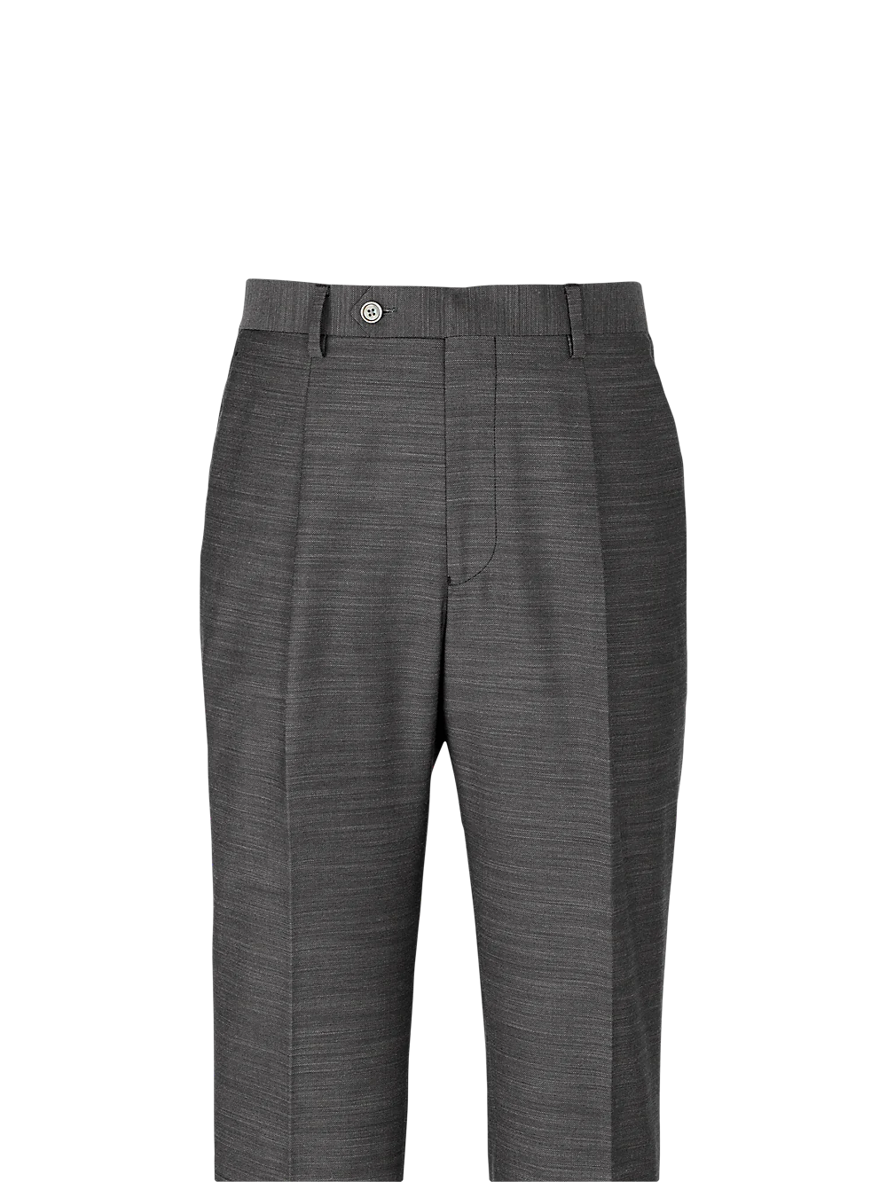 Performance Blend Single Pleat Suit Pants - Charcoal