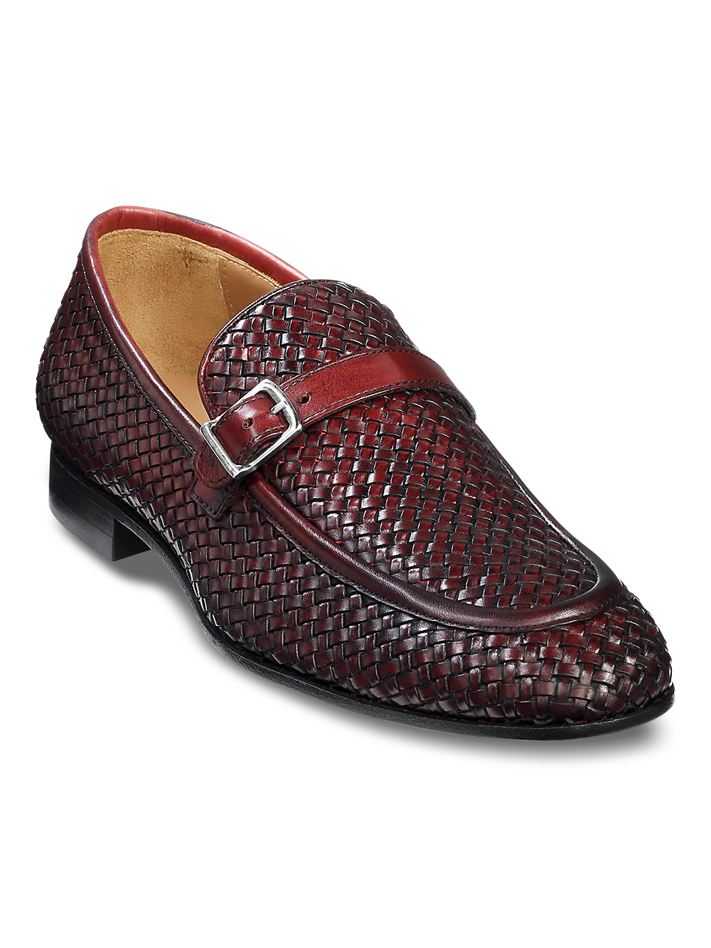 Brennan Belted Loafer - Burgundy