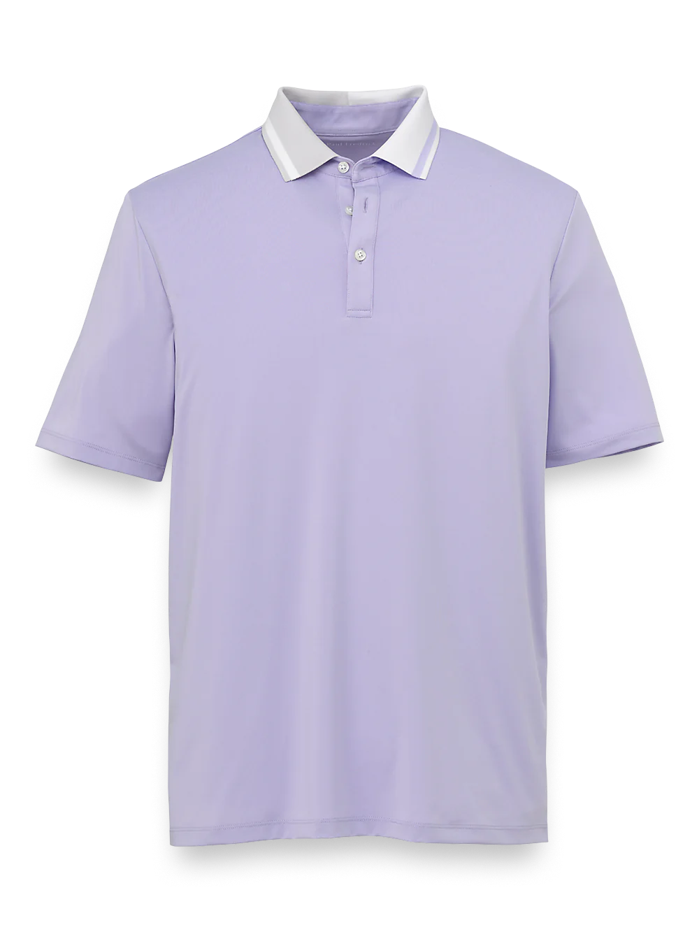 Performance Blend Three Button Polo - Lavender