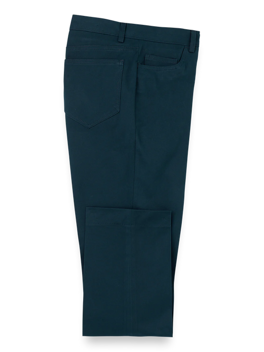 Cotton Stretch Twill Five Pocket Pants - Ink