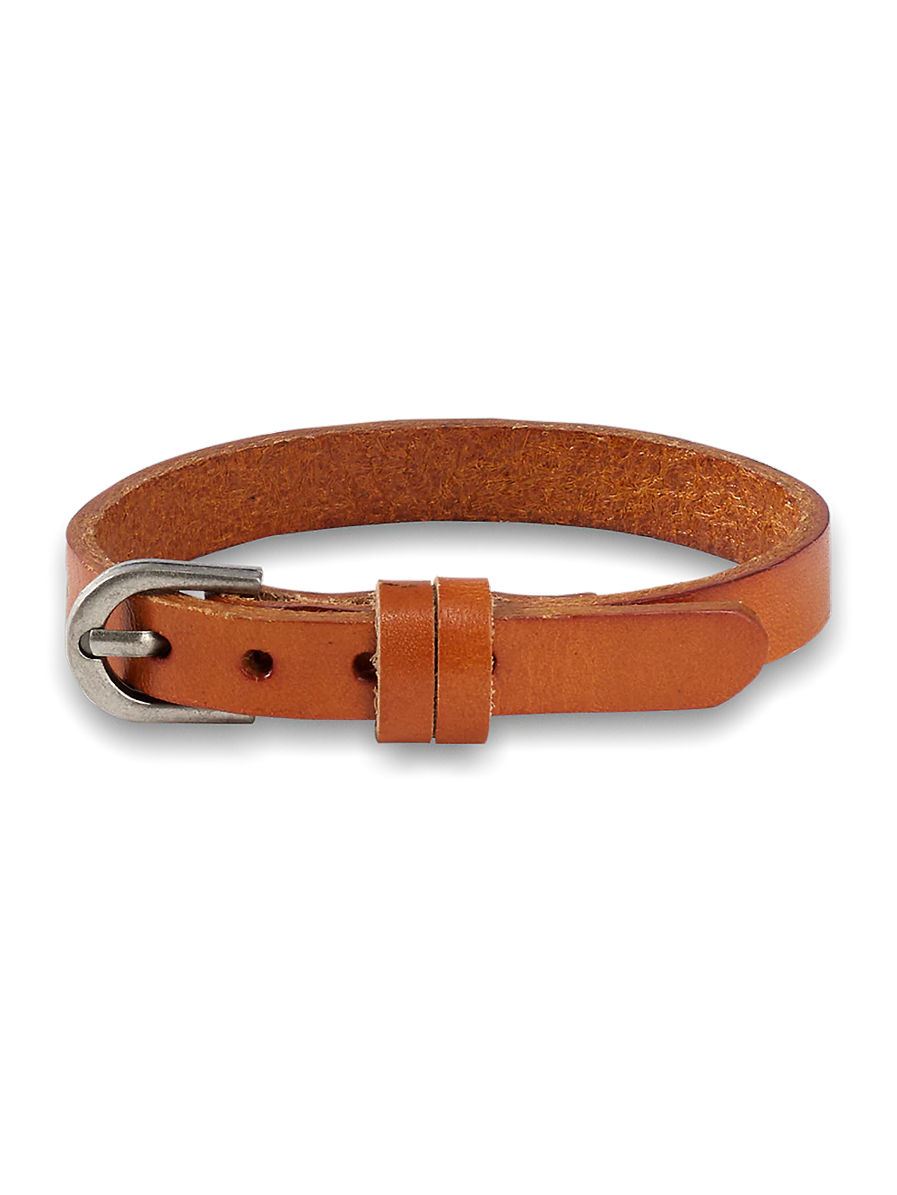 Leather Bracelet - Chestnut