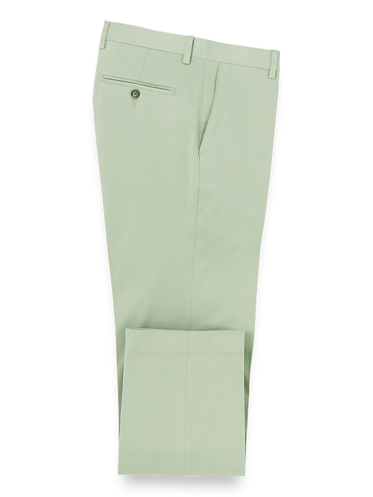 Cotton Stretch Twill Pants - Moss