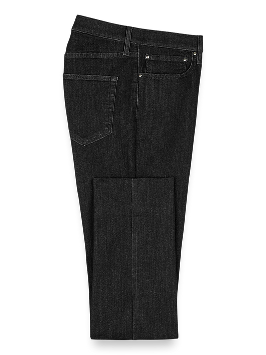 Five Pocket Denim Pants - Black