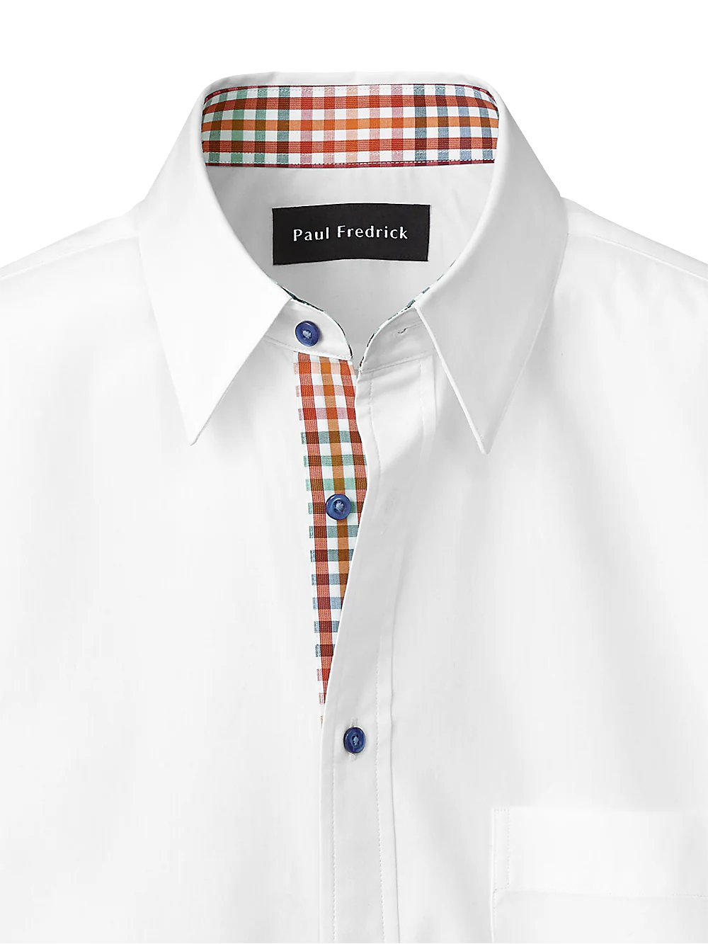 Cotton Solid Casual Shirt With Contrast Trim - White