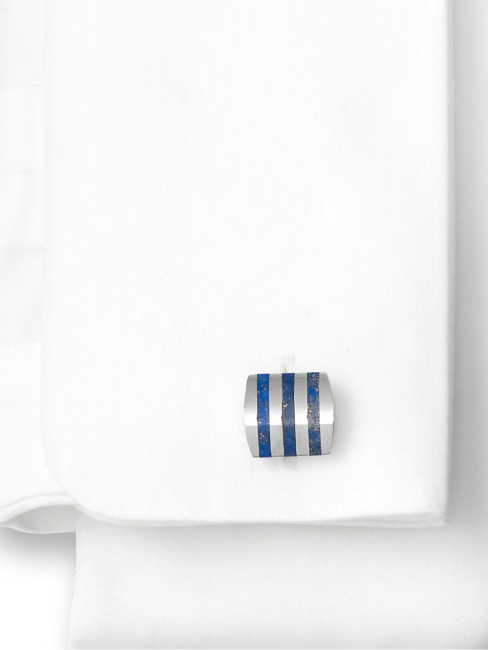 Semi Precious Square Cufflinks - Blue