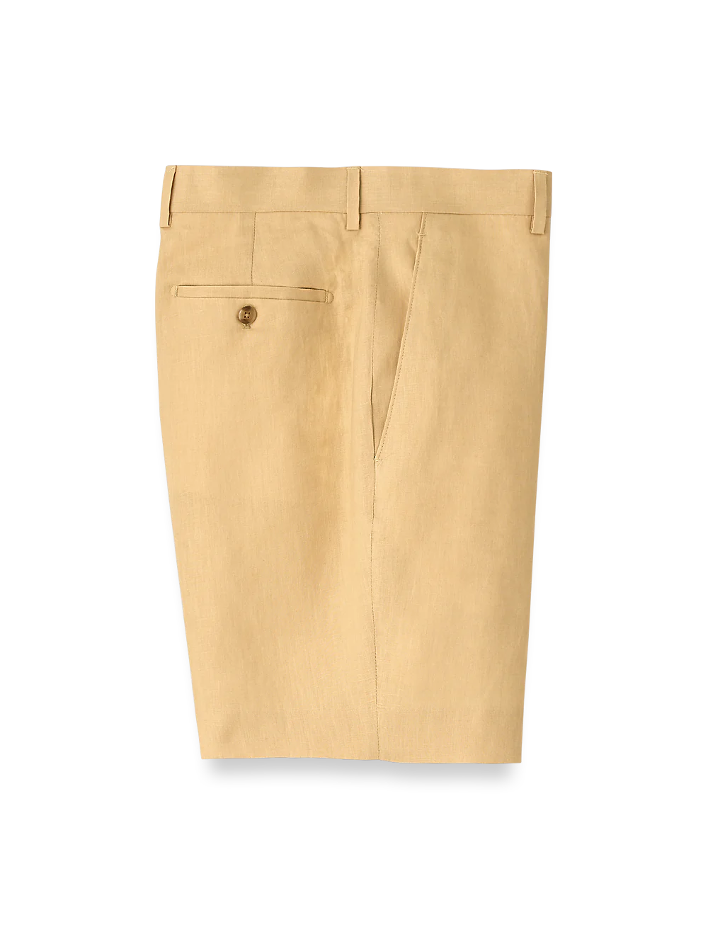 Linen Flat Front Shorts - Maze