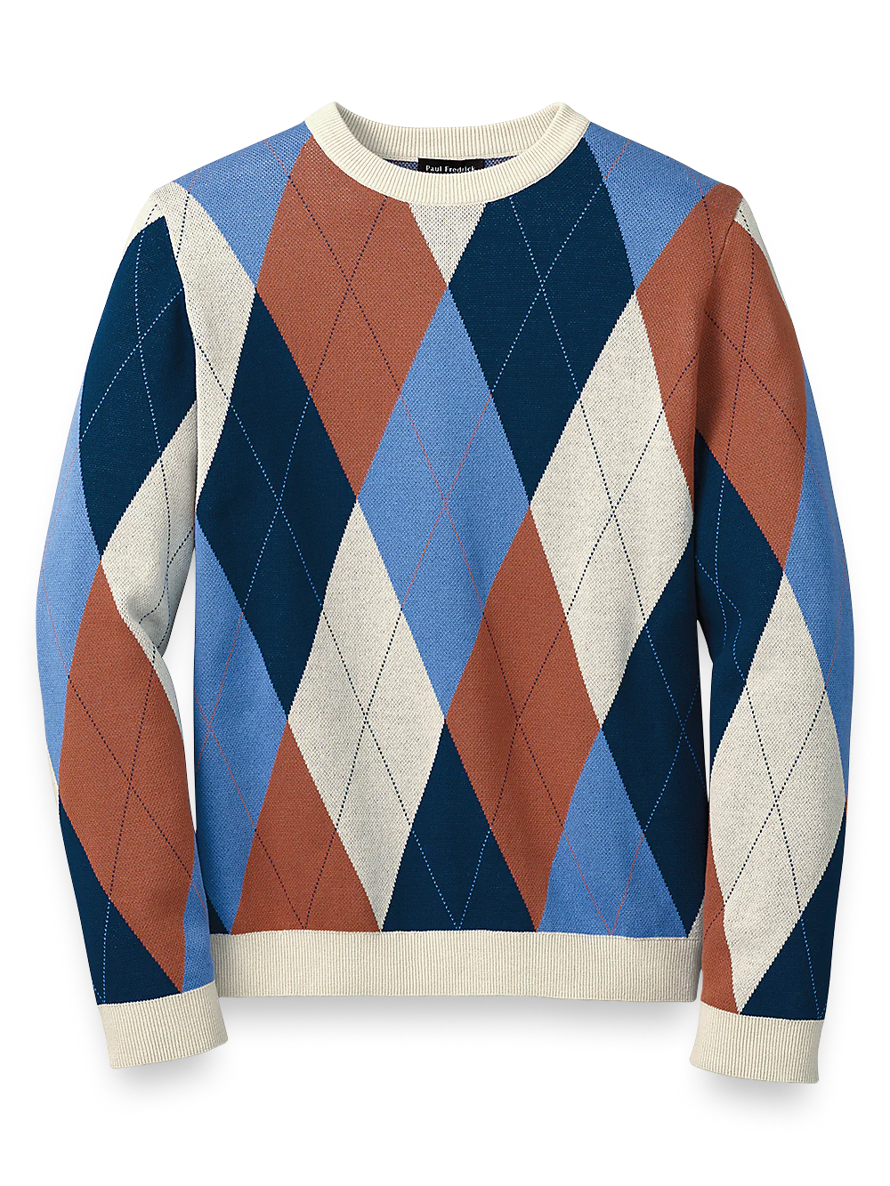 Cotton Crew Neck Sweater - Multi