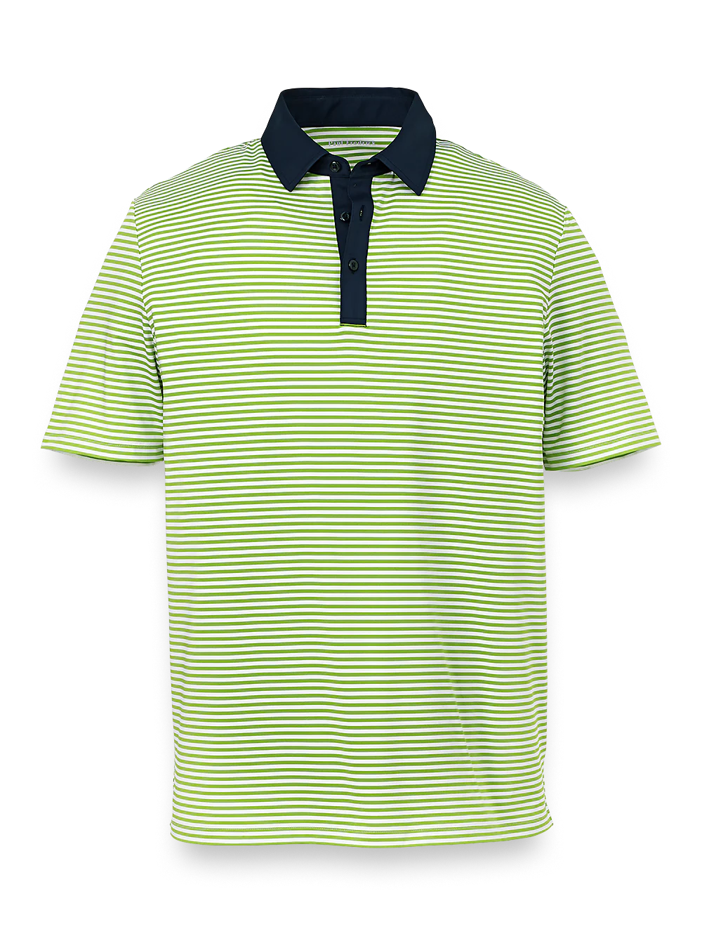 Performance Blend Three Button Polo - Green