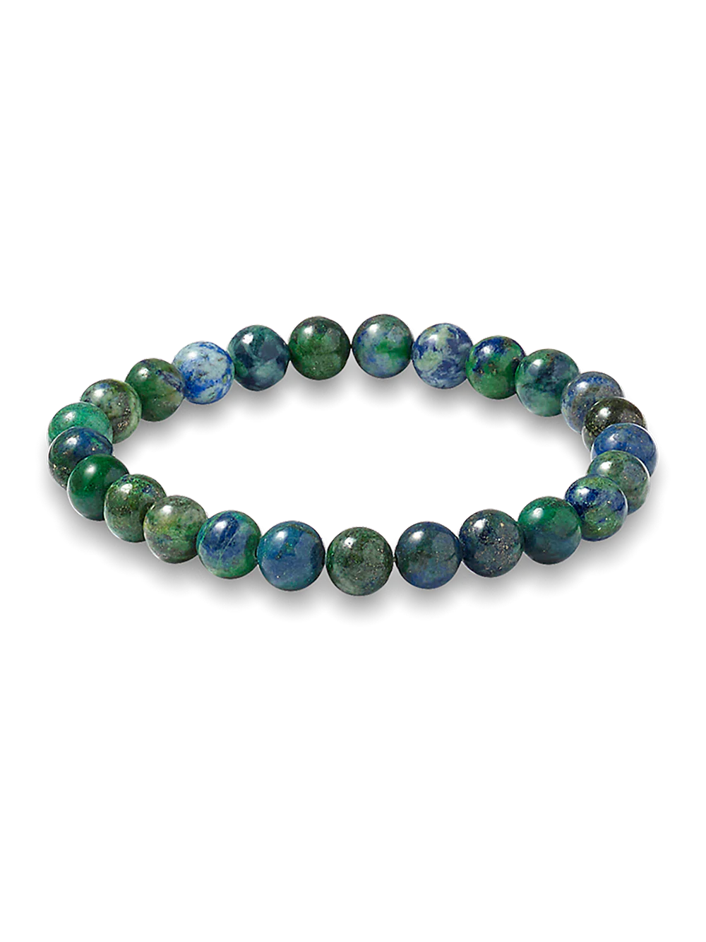 Semi Precious Bead Bracelet - Green/blue