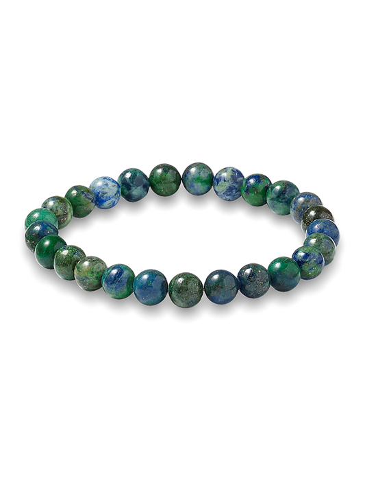 Semi Precious Bead Bracelet - Green/blue