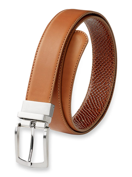 Cody Reversible Belt - Chestnut