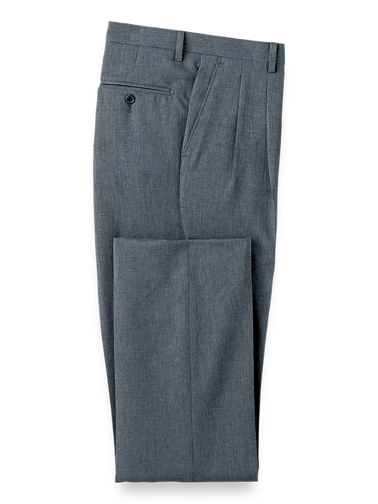 Pleated Travel Pants - Charcoal