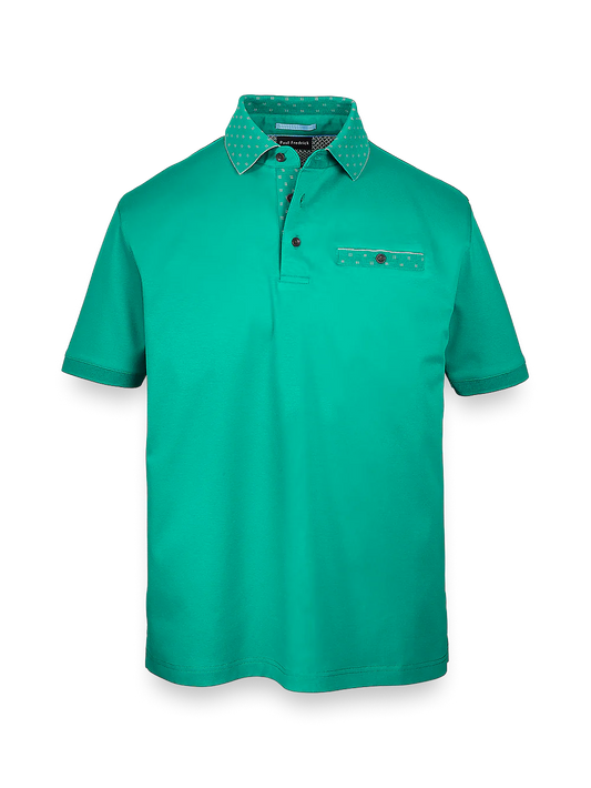 Mercerized Cotton Polo - Green