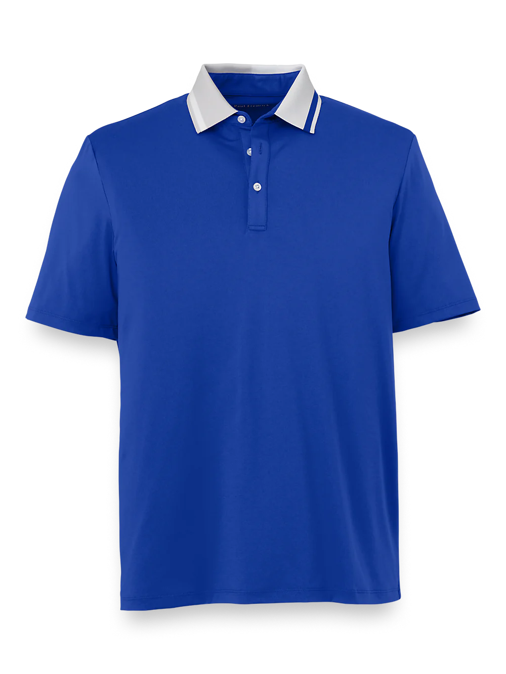 Performance Blend Three Button Polo - Cobalt