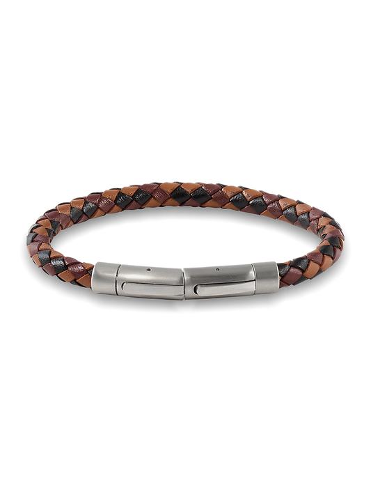 Woven Leather Bracelet - Multi