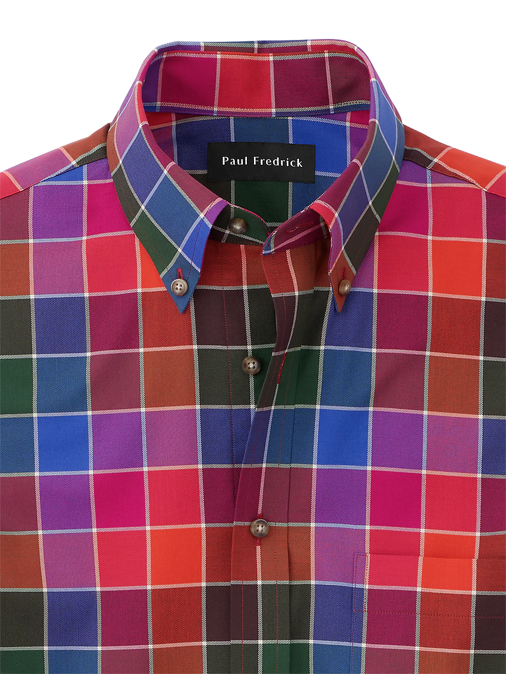 Cotton Buffalo Plaid Casual Shirt - Multi