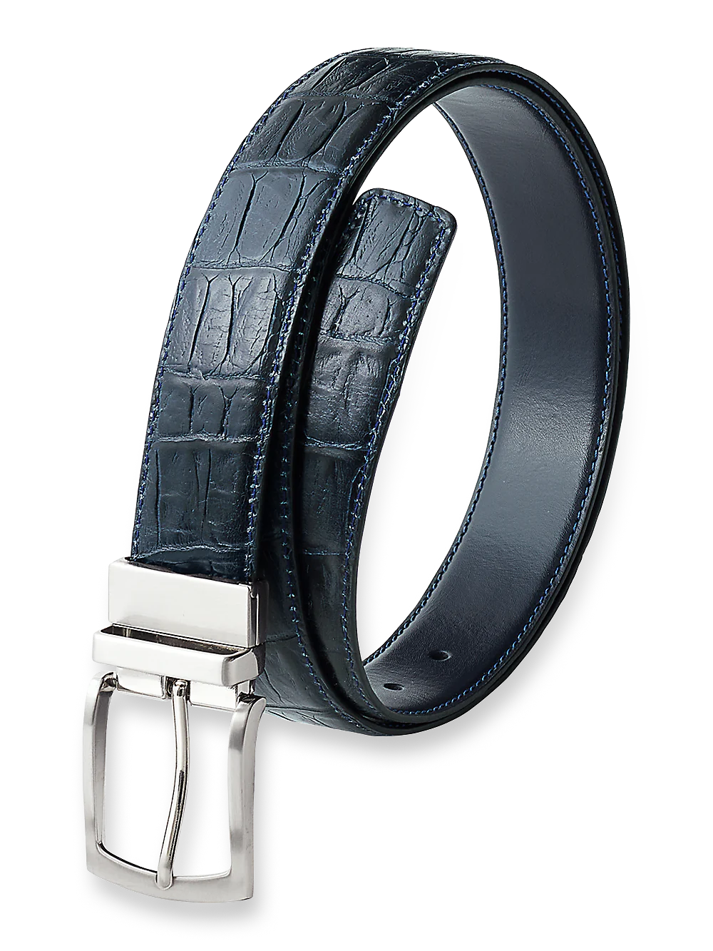 Darren Reversible Belt - Navy