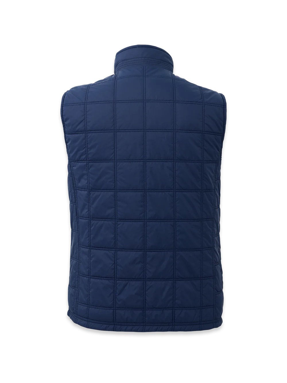 Nylon Quilted Vest - Navy