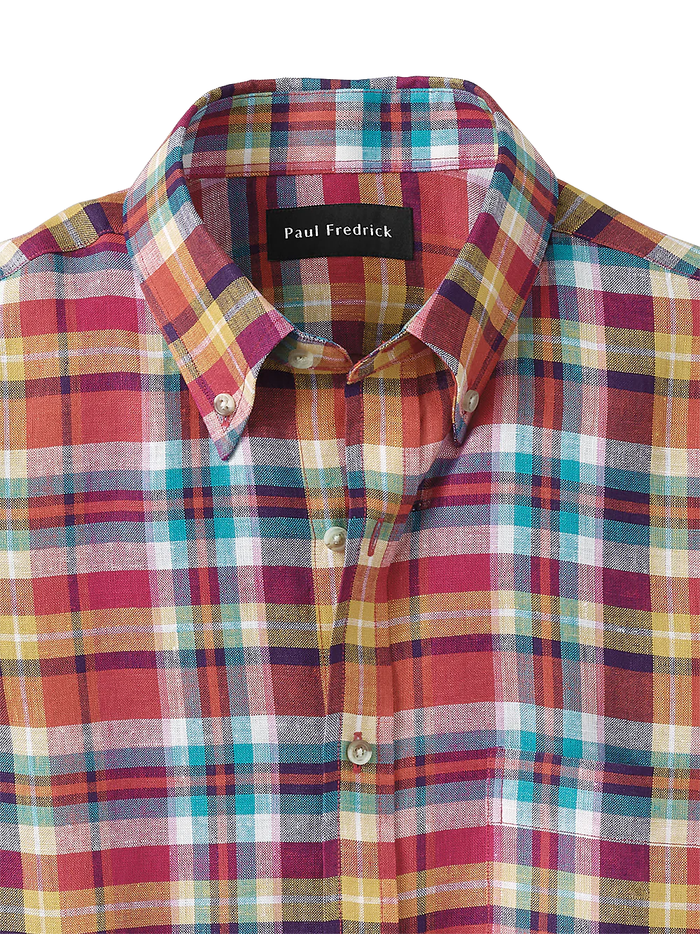 Linen Plaid Casual Shirt - Multi