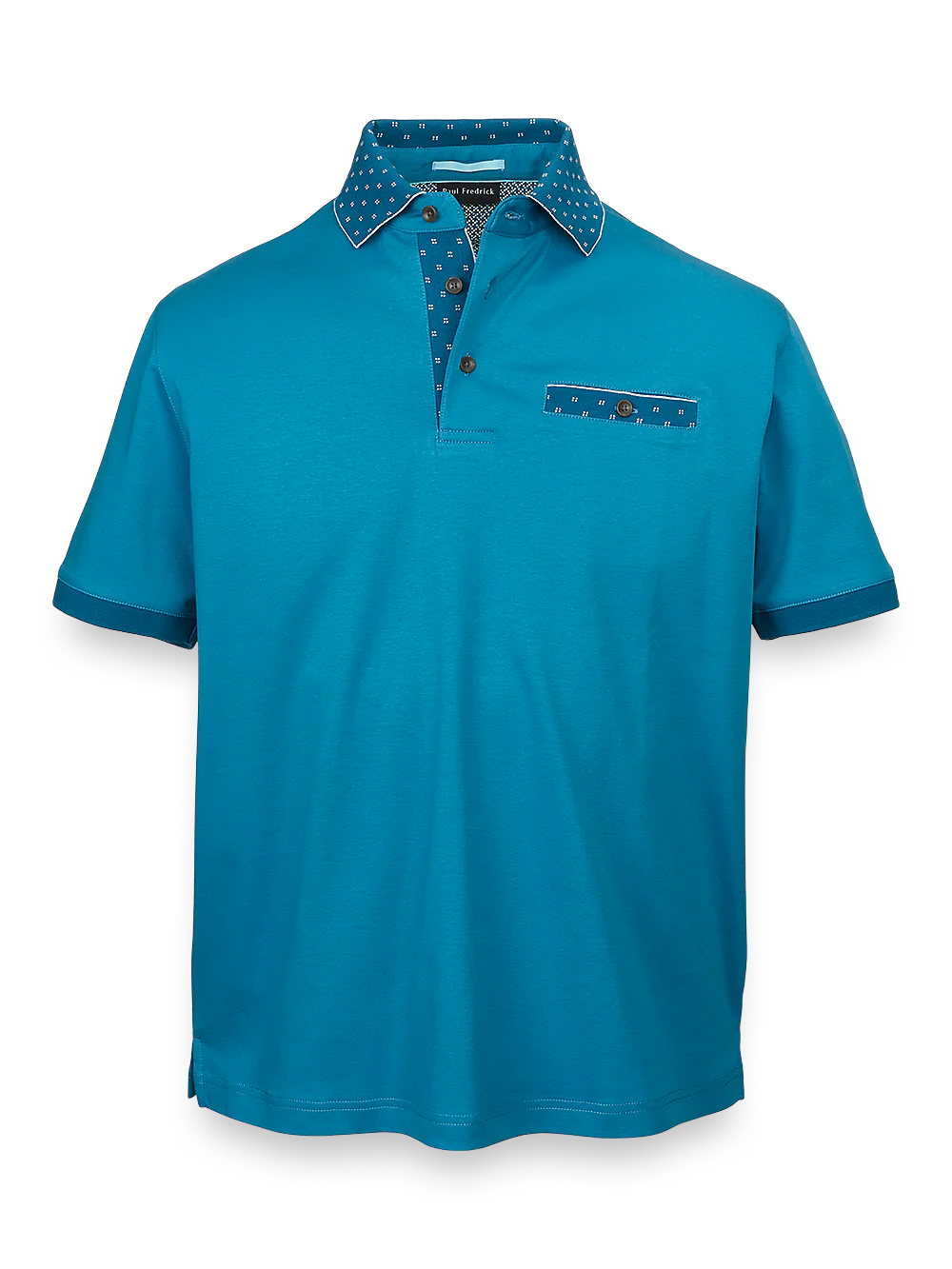 Mercerized Cotton Polo - Teal