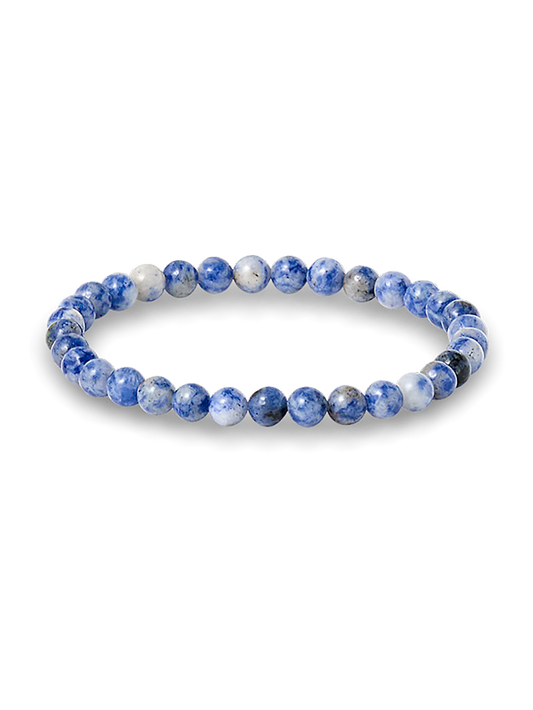 Semi Precious Bead Bracelet - Blue