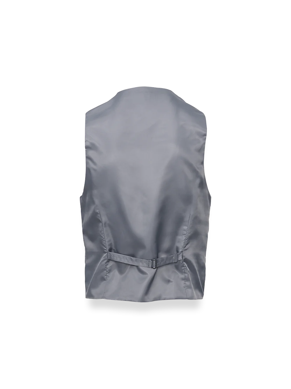 Classic Fit Essential Wool Suit Vest - Grey