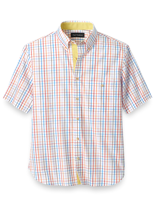 Cotton Check Casual Shirt - Multi