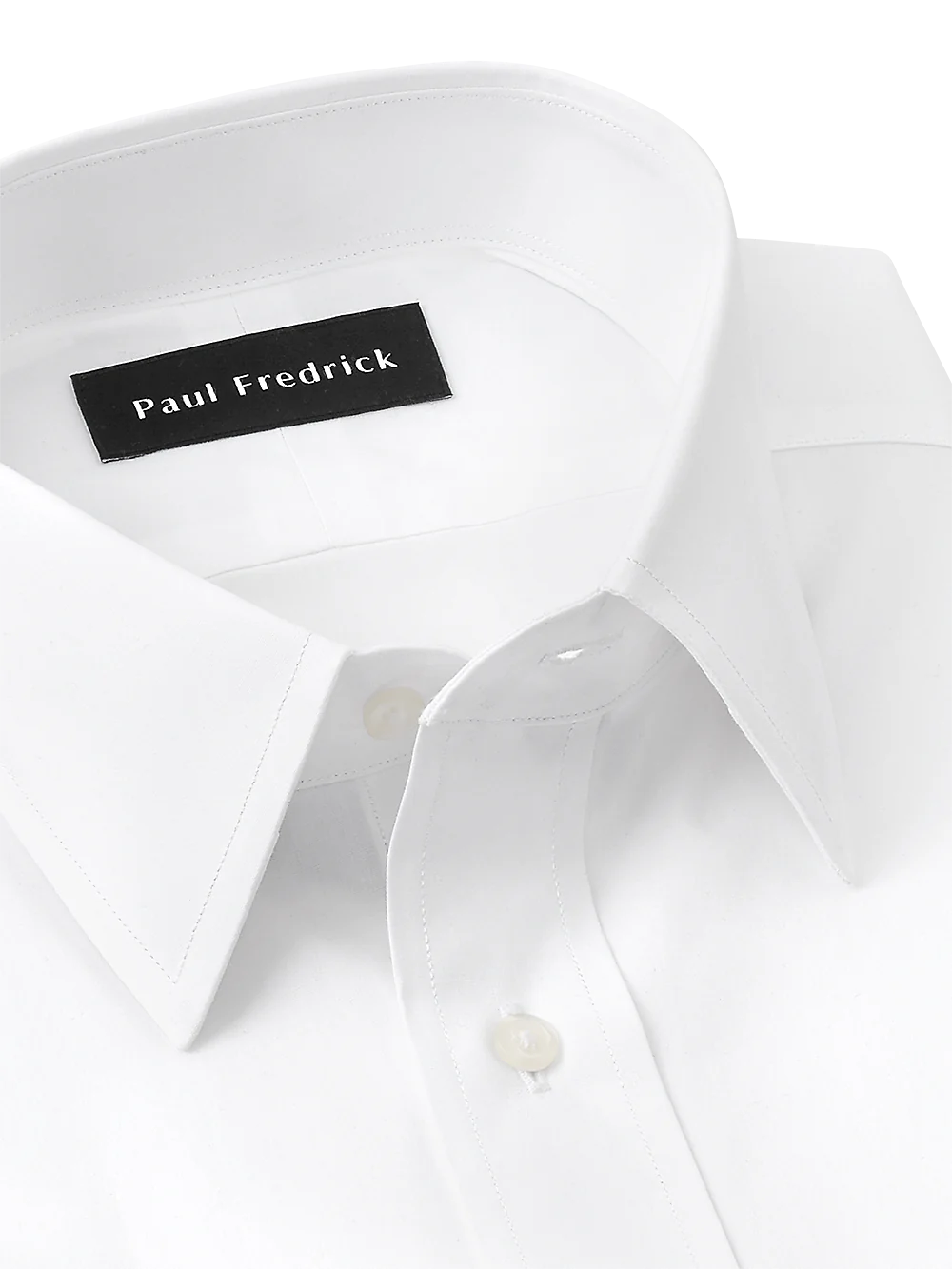 Pure Cotton Broadcloth Solid Color Straight Collar French Cuff Dress Shirt - French Blue