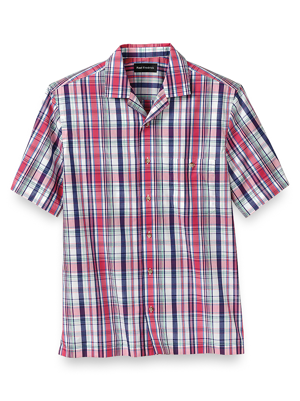 Cotton Plaid Print Casual Shirt - Multi