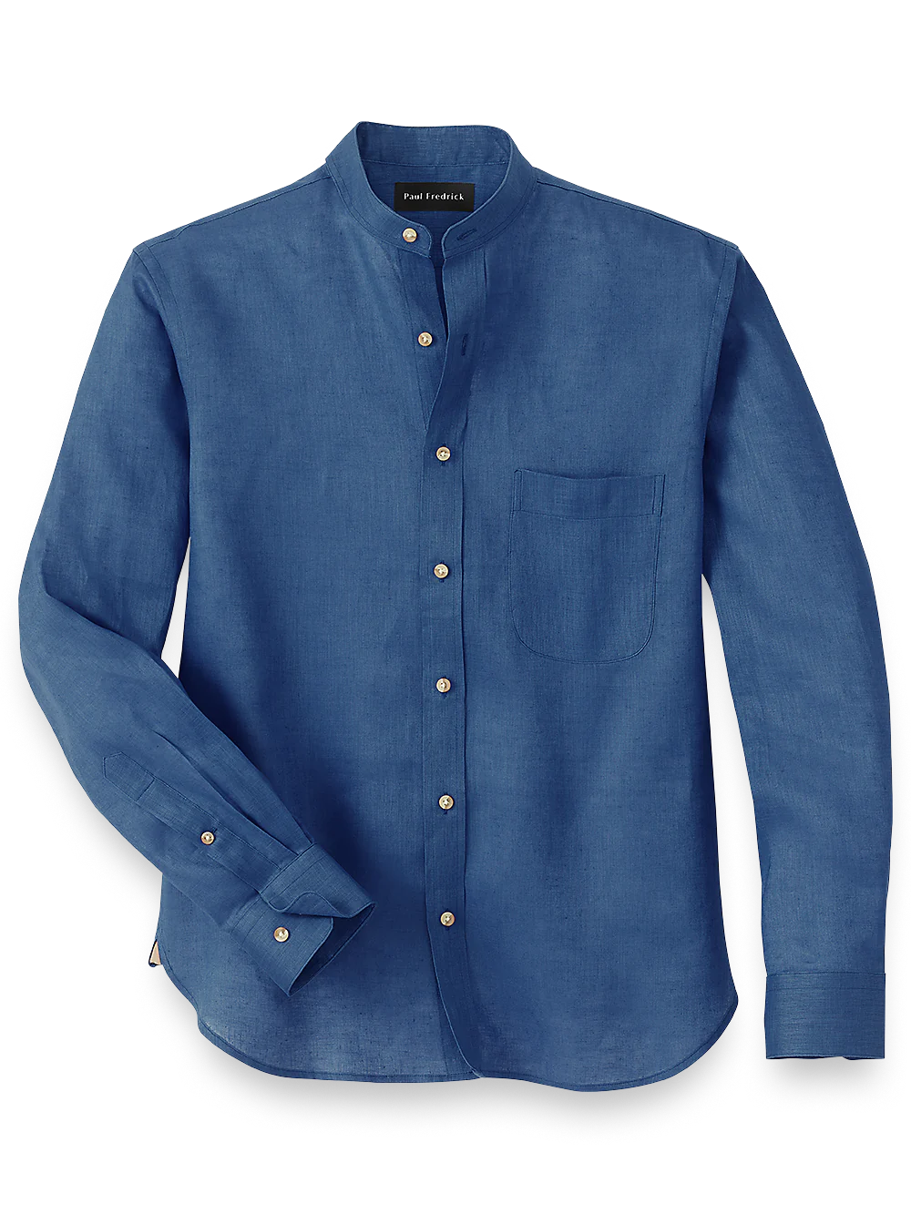 Linen Solid Casual Shirt - French Blue