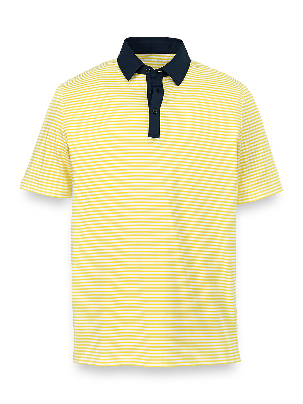 Performance Blend Three Button Polo - Yellow