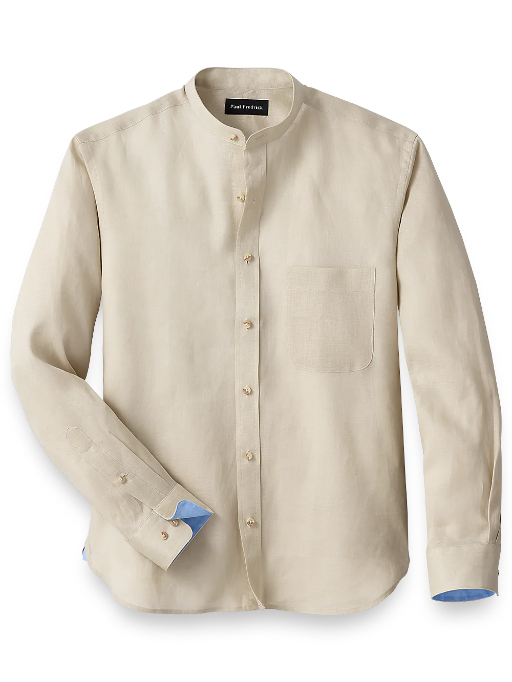 Linen Solid Casual Shirt - Light Tan