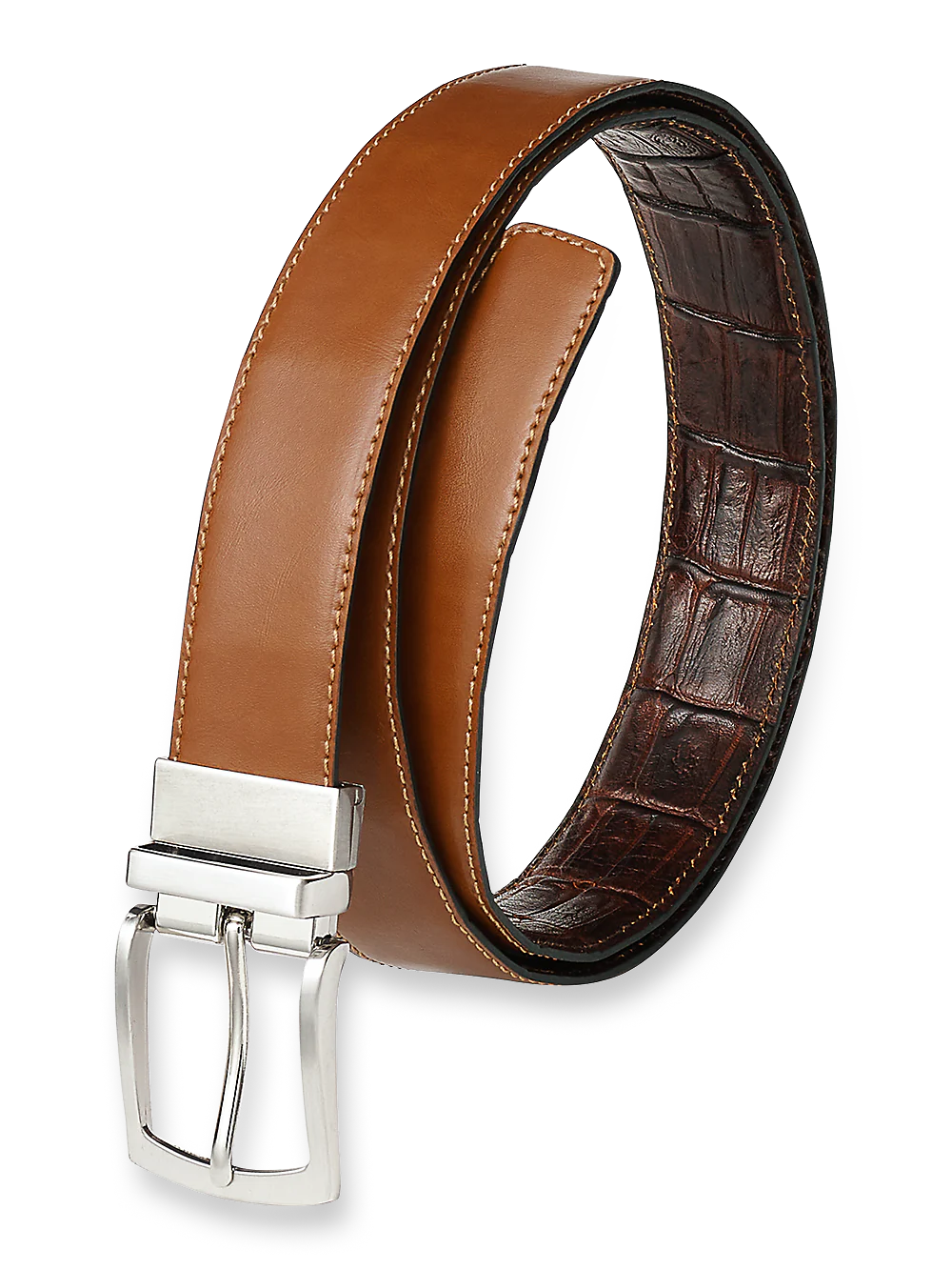 Darren Reversible Belt - Tan