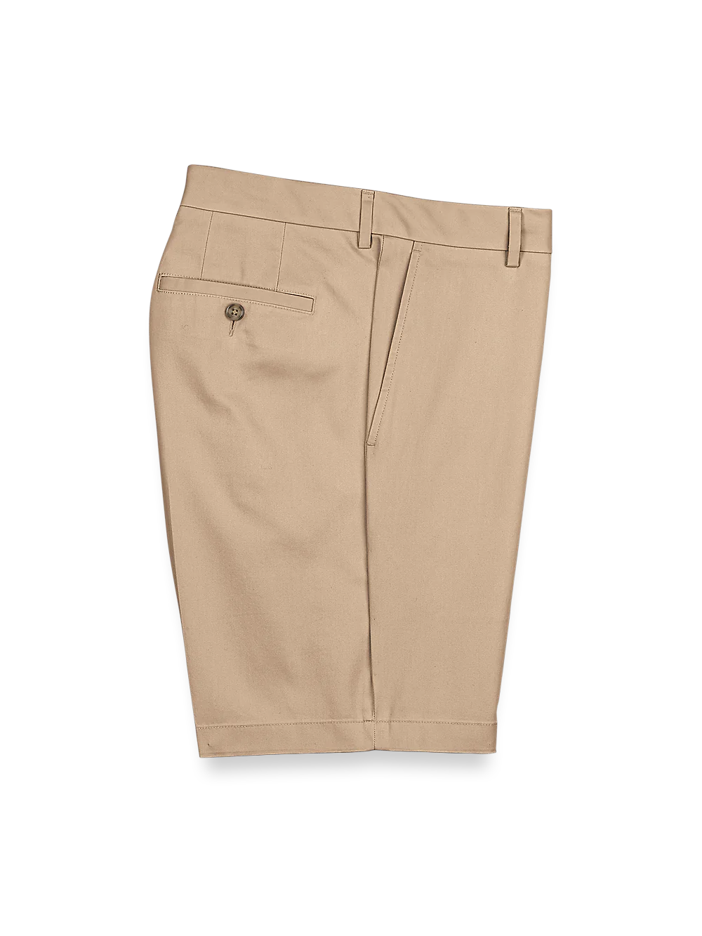 Flat Front Lightweight Impeccable Shorts - Khaki