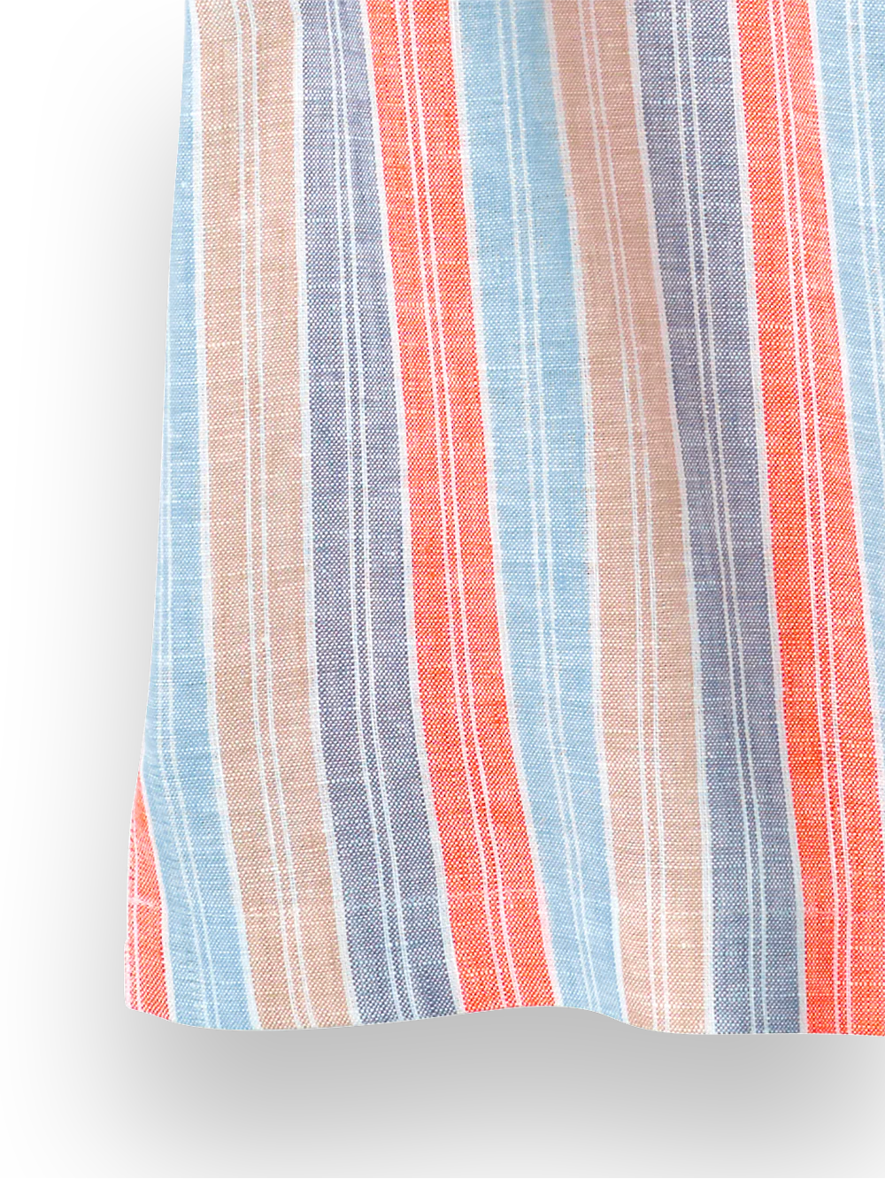 Linen Stripe Casual Shirt - Multi