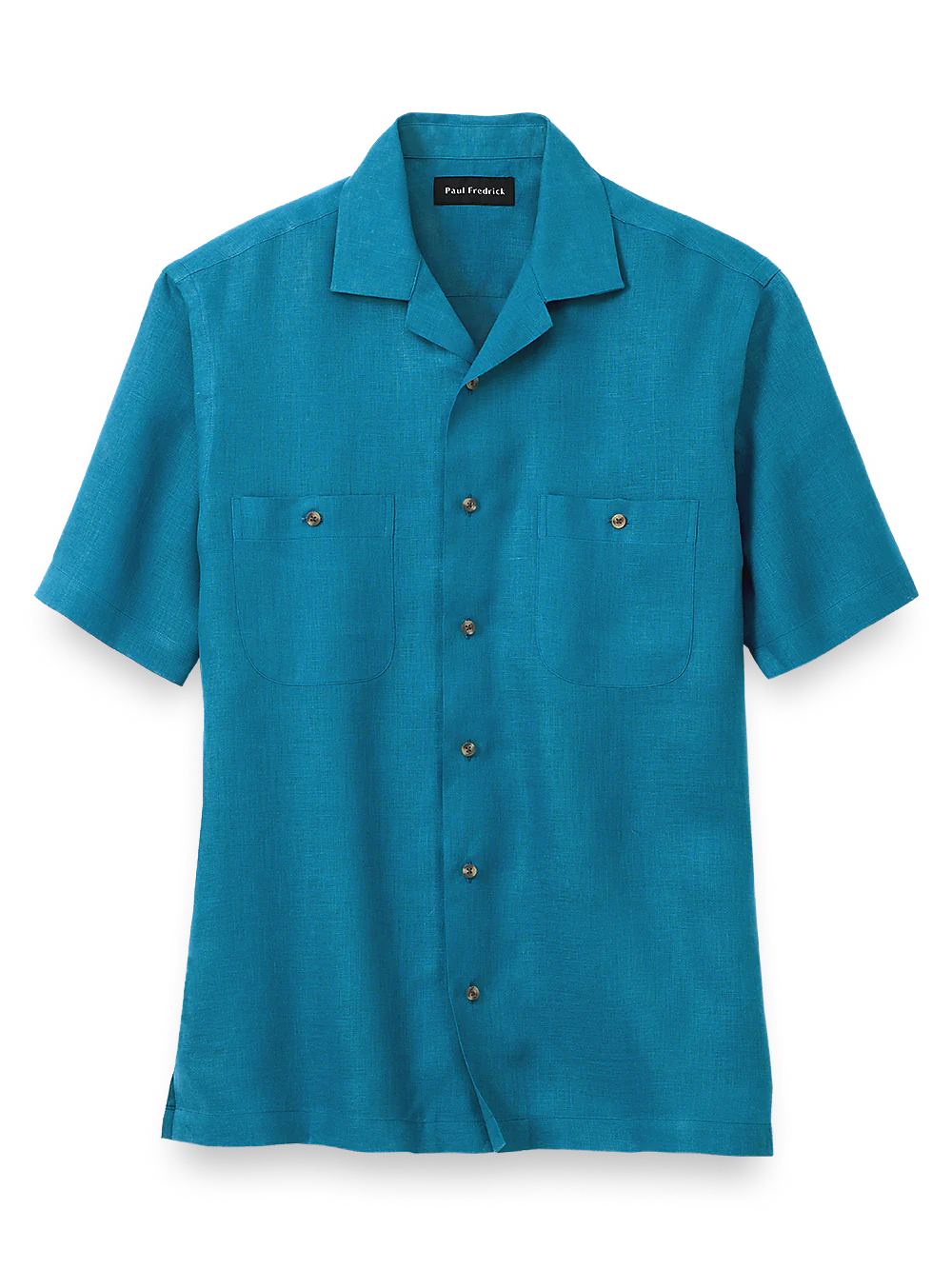 Linen Solid Casual Shirt - Teal